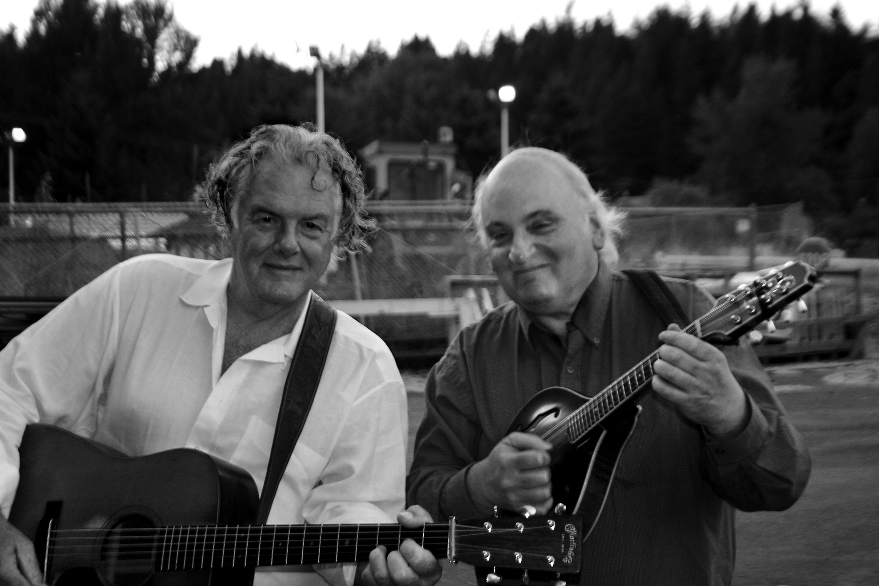 peter rowan and jody stecher. photo courtesy of jody stecher.
