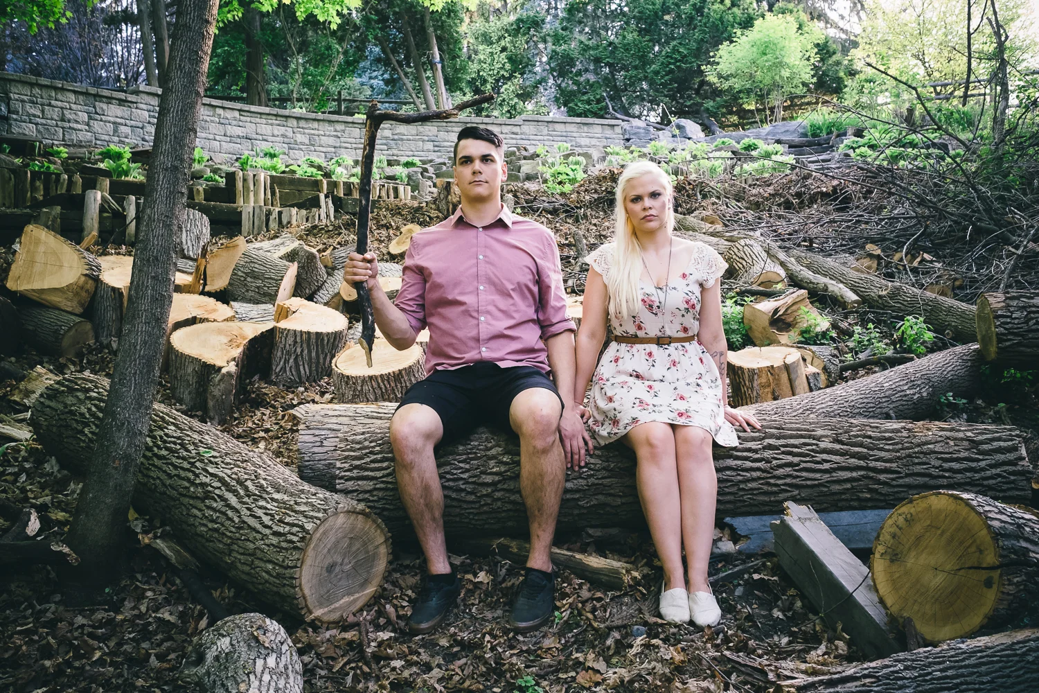 Engagement Session - Dominion Arboretum in Ottawa.
