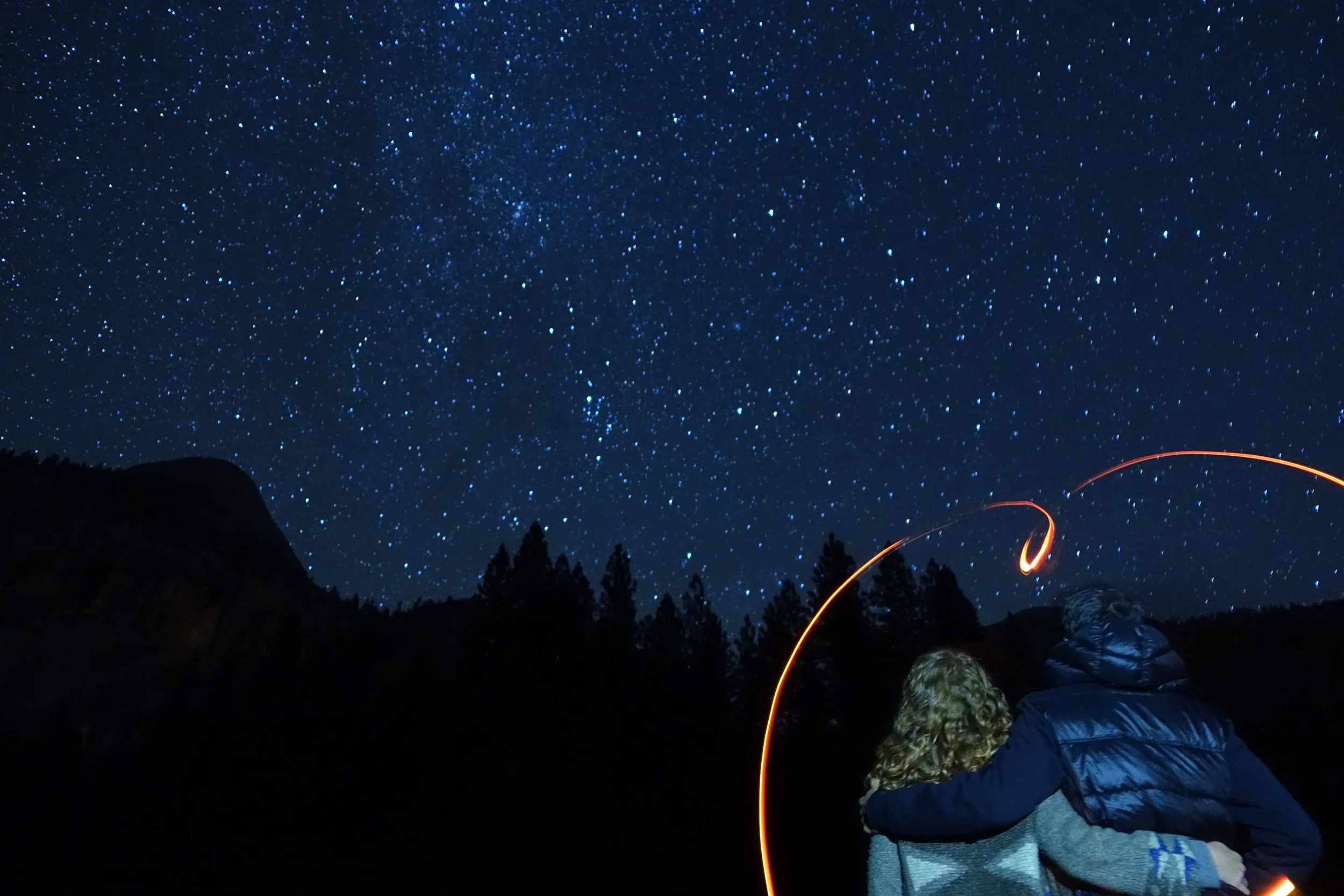 One of many. Rama made this kind of heart above us with his iPhone flashlight (my brilliant sappy boo thing).