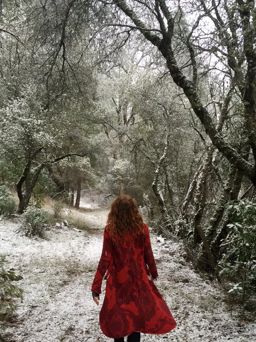 I kind of had to wear the red sweater...