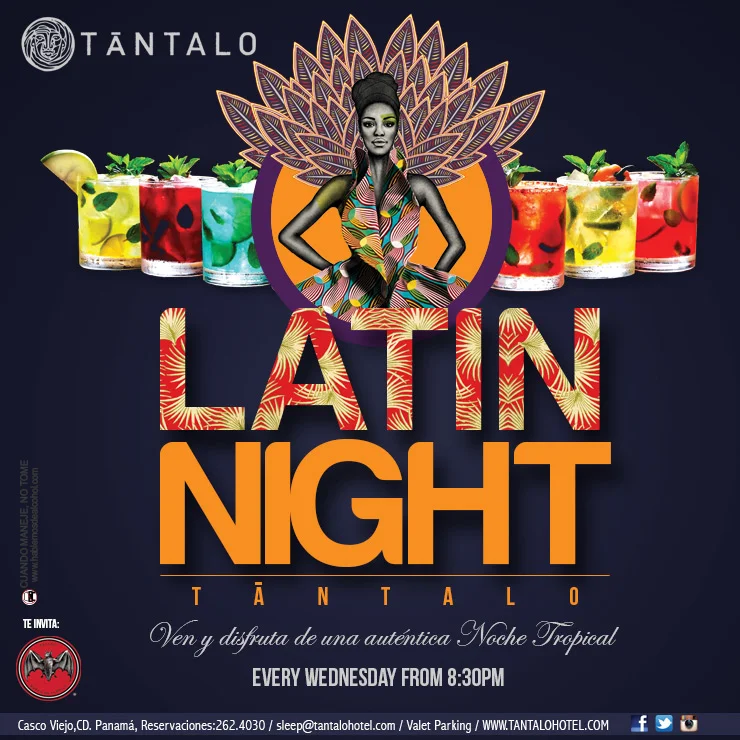Wednesdays @ 8.30 PM: LATIN NIGHT