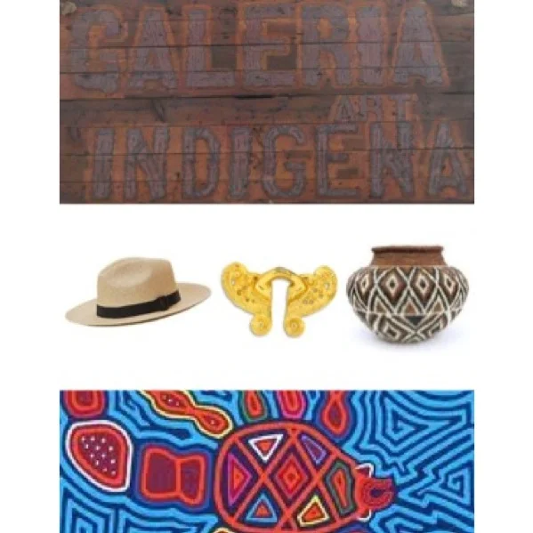 Find indigenous handicrafts & gifts from the Panamanian rainforest, such as Kuna molas, Embera baskets, hammocks, Panama hats @ Galeria de Arte Indigena