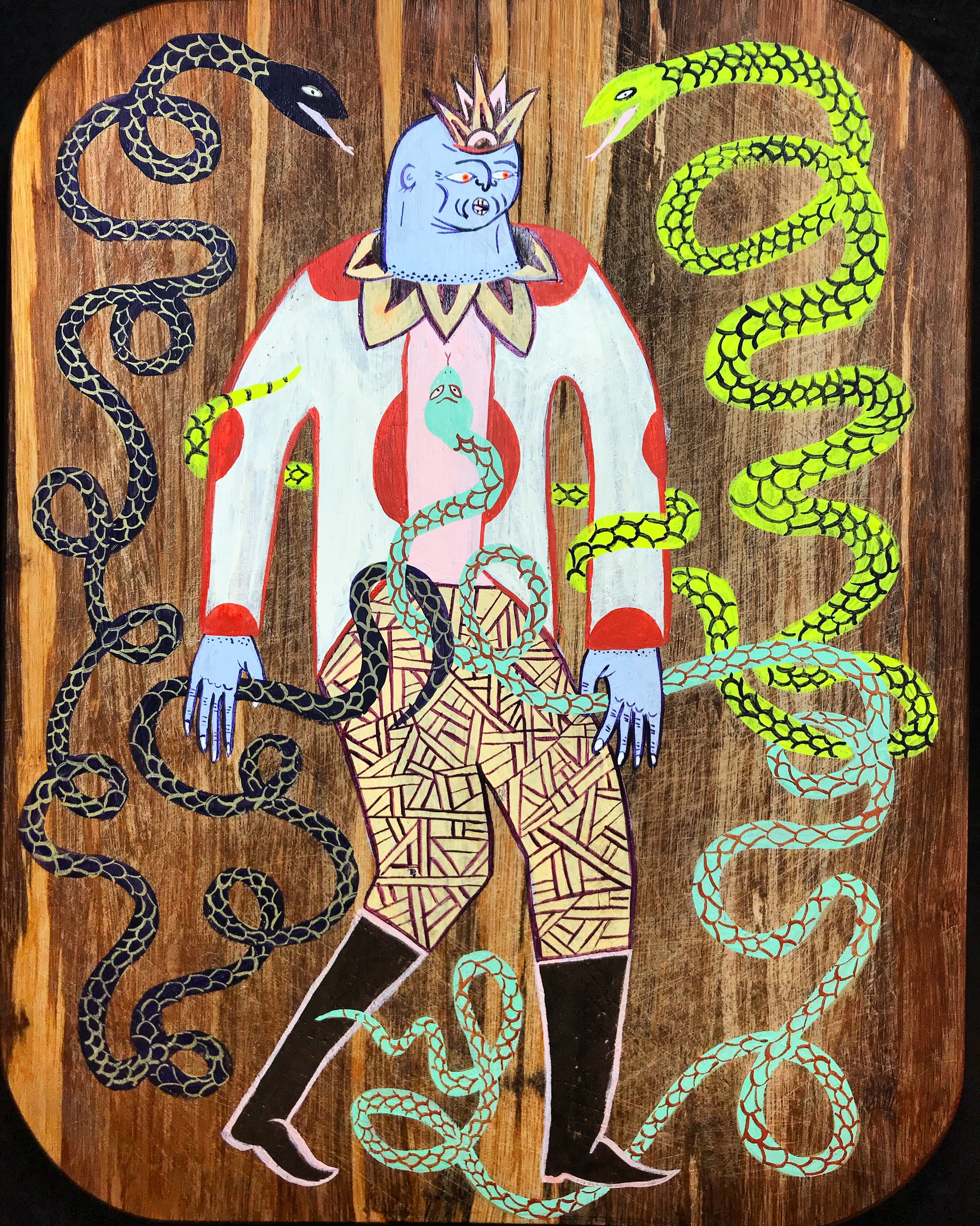 Man Encounters 3 Snakes