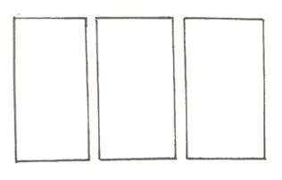 Displaying three large photos together, called a triptych, is a great way to create rhythm and repetition. It also can create a great focal point. This display often looks great above a sofa or bed, or even in a hallway or entry way. Sometimes these three images are different images that relate to one another, or sometimes these three images are three sections of one larger image.