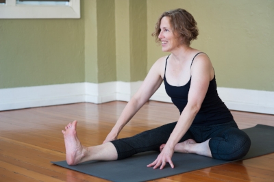 Mary Beth has been exploring yoga as both a philosophy and physical practice since the early 1990s and has been teaching since 2009. While not a formal Sanskrit scholar in an academic sense, she has been a lifelong language “nerd.” She has a Bachelor’s in Spanish with a concentration in Linguistics and she had intended to go on to a PhD in Linguistics but life took a different path. It’s not a surprise that when yoga took a firm hold on her life she was drawn to the sounds and lore of Sanskrit. To share her love of the language and provide a peep-hole into the philosophy of yoga she developed this accessible and entertaining workshop, which she has taught to curious practitioners and teachers in training around the Bay Area. 
