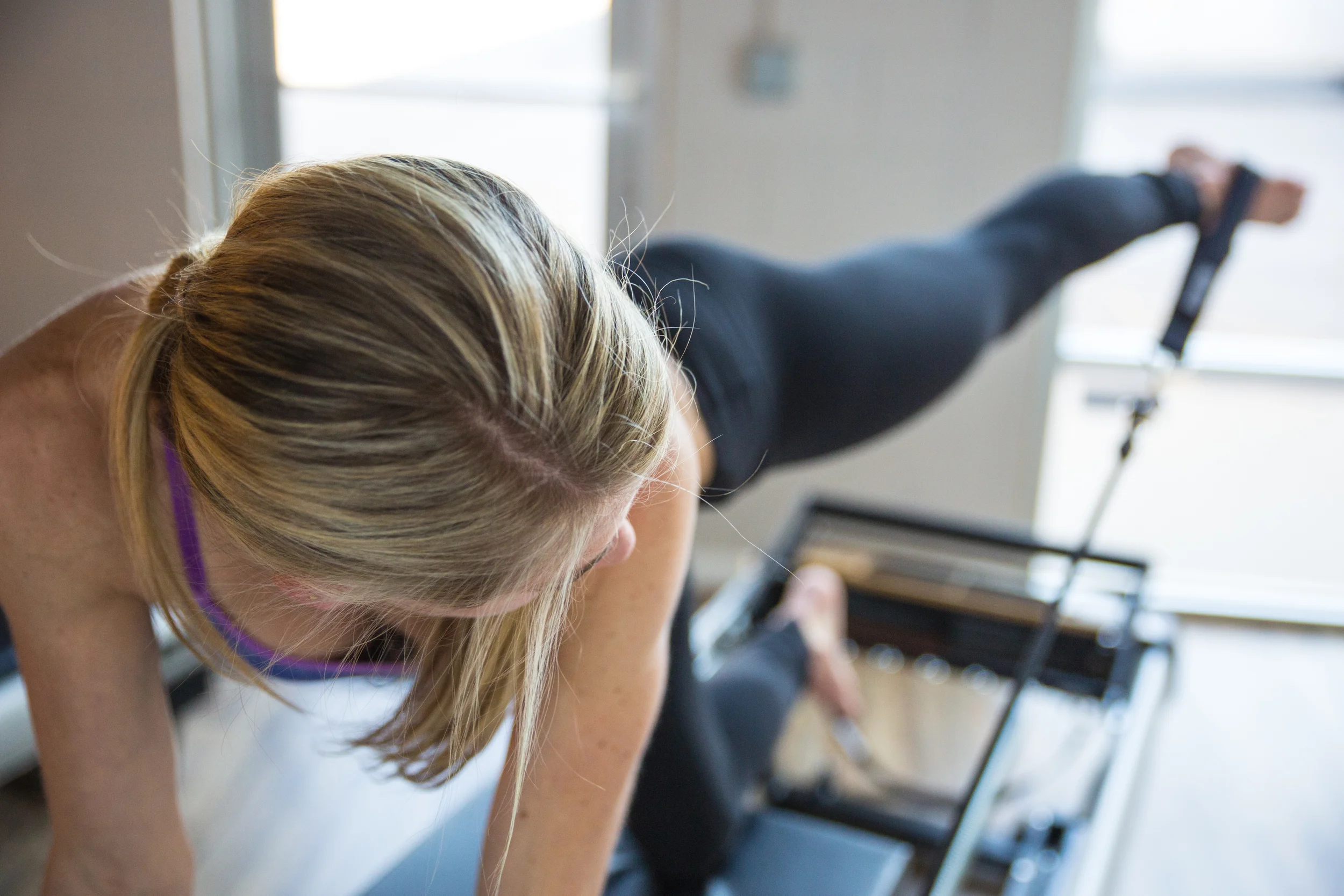 REFORMER PILATES FLOW BETWEEN THE REFORMER AND WUNDA CHAIR IN THIS EQUIPMENT FOCUSED CLASS. YOUR INSTRUCTOR WILL WORK WITH YOU MORE INDIVIDUALLY TO ACHIEVE BALANCED MUSCLE DEVELOPMENT, ALIGNMENT, COORDINATION, BODY AWARENESS AND CORRECT FORM. 