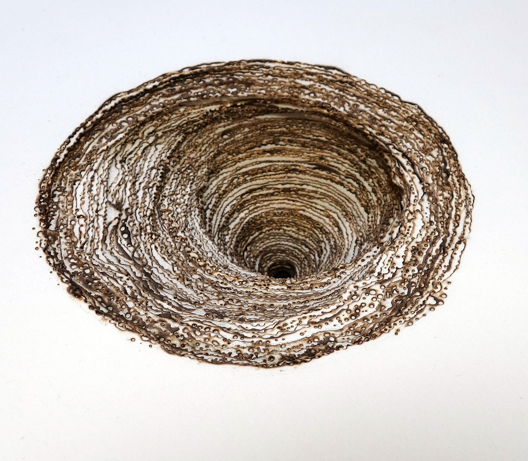 REAM (detail), burned paper, 2014. 21" x 19" x 2.75"