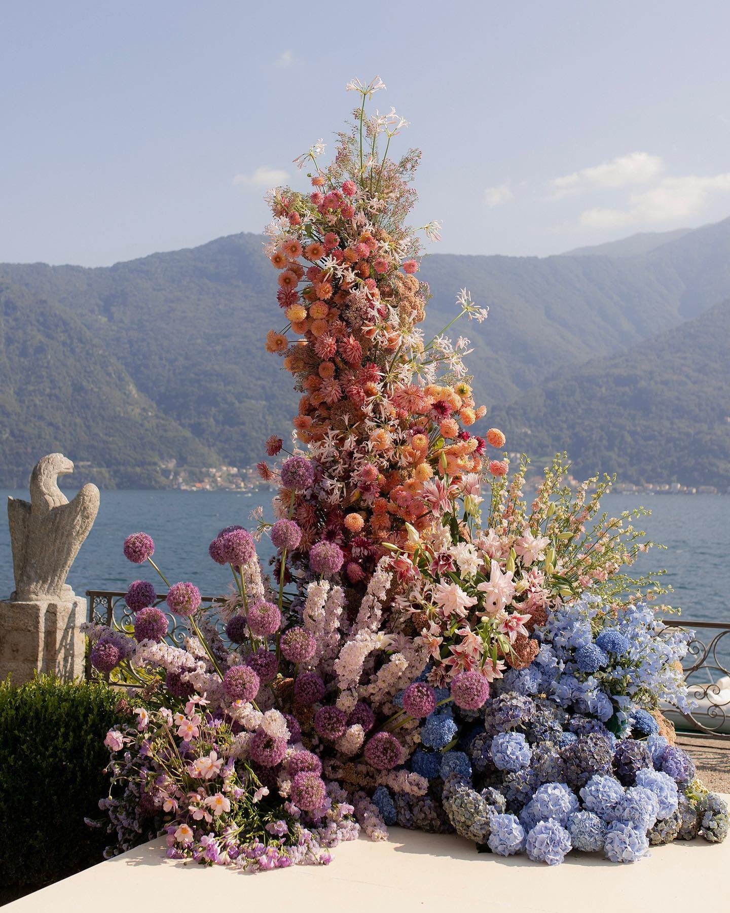 A little preview into Rally &amp; Alex&rsquo;s incredible four day wedding celebrations in Lake Como last month, all brought to life so beautifully by @lakecomoweddings. A treat to work alongside Aussie industry friends @moonandbackco @cassandralusi_