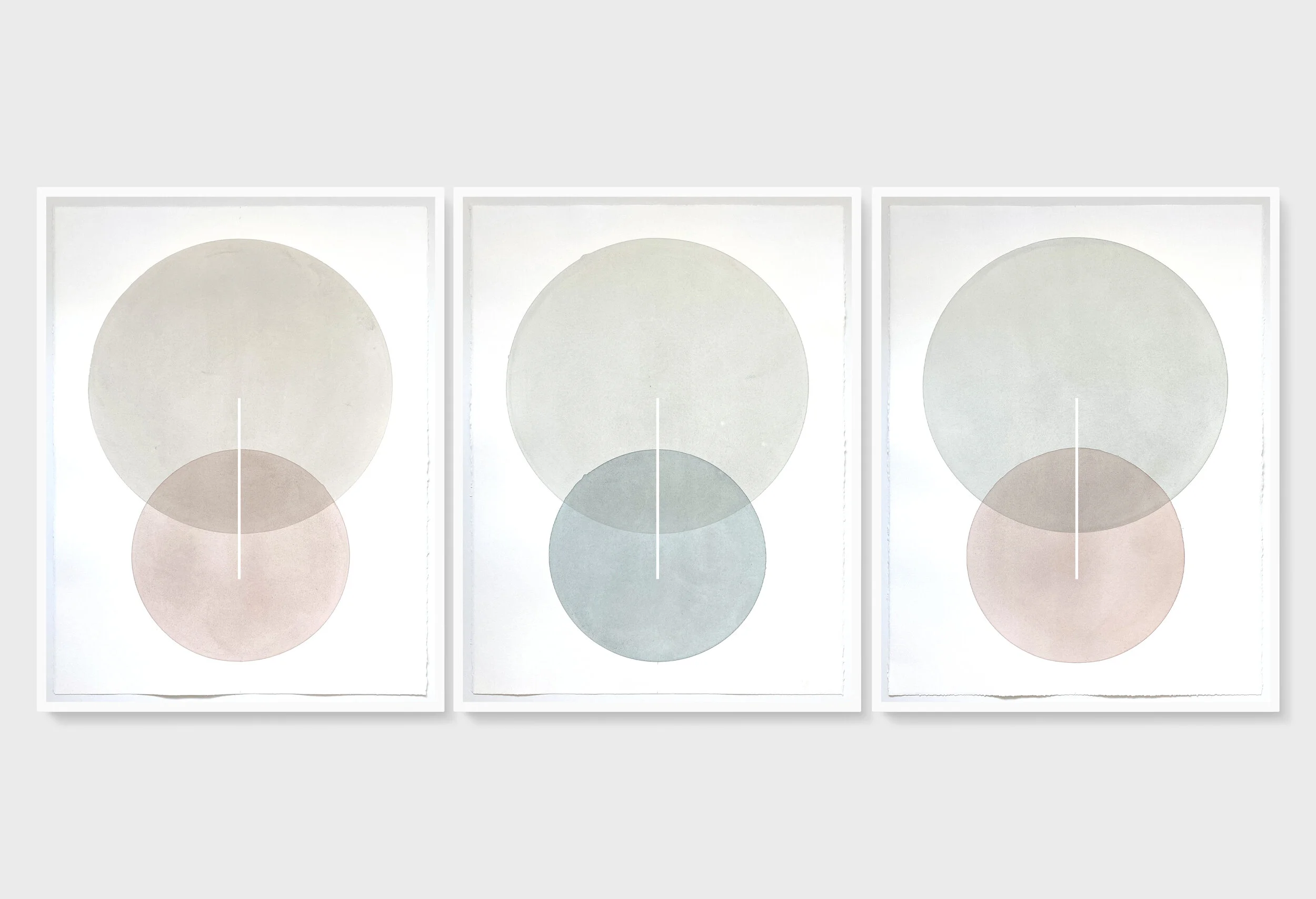 Circulus series: Bisque/Pink, Sage/Blue & Sage/Pink