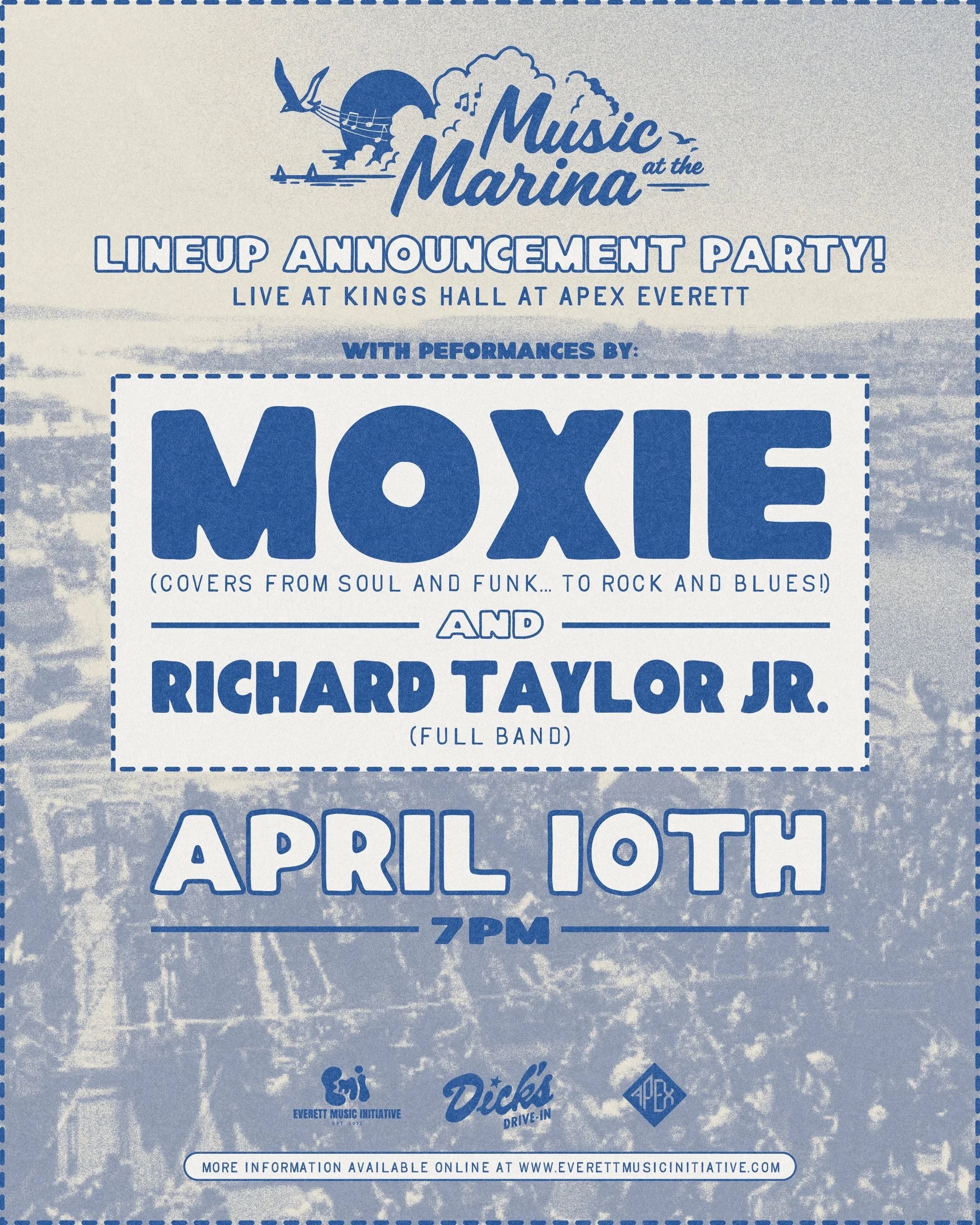 Music at the Marina Lineup Announcement Party