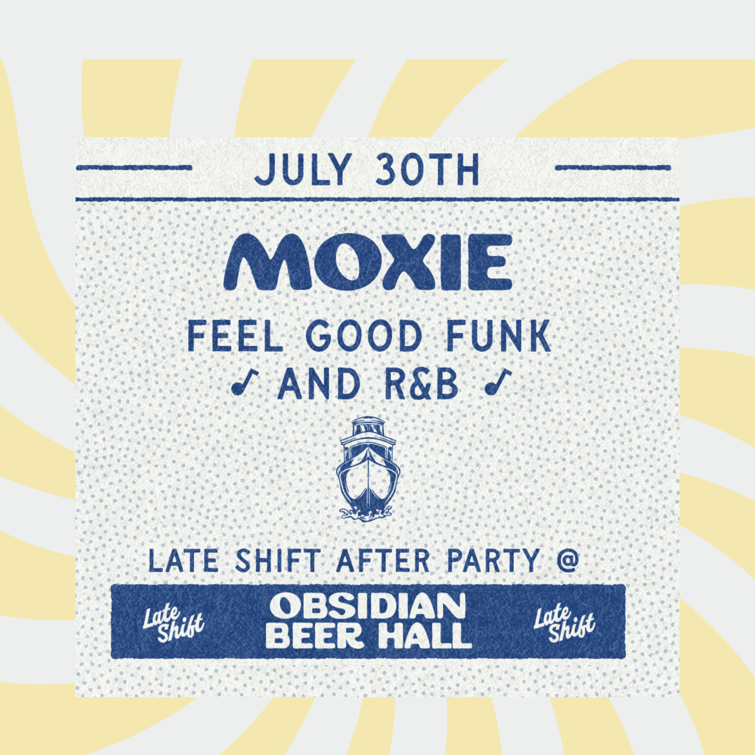 Music at the Marina Night Five: Moxie
