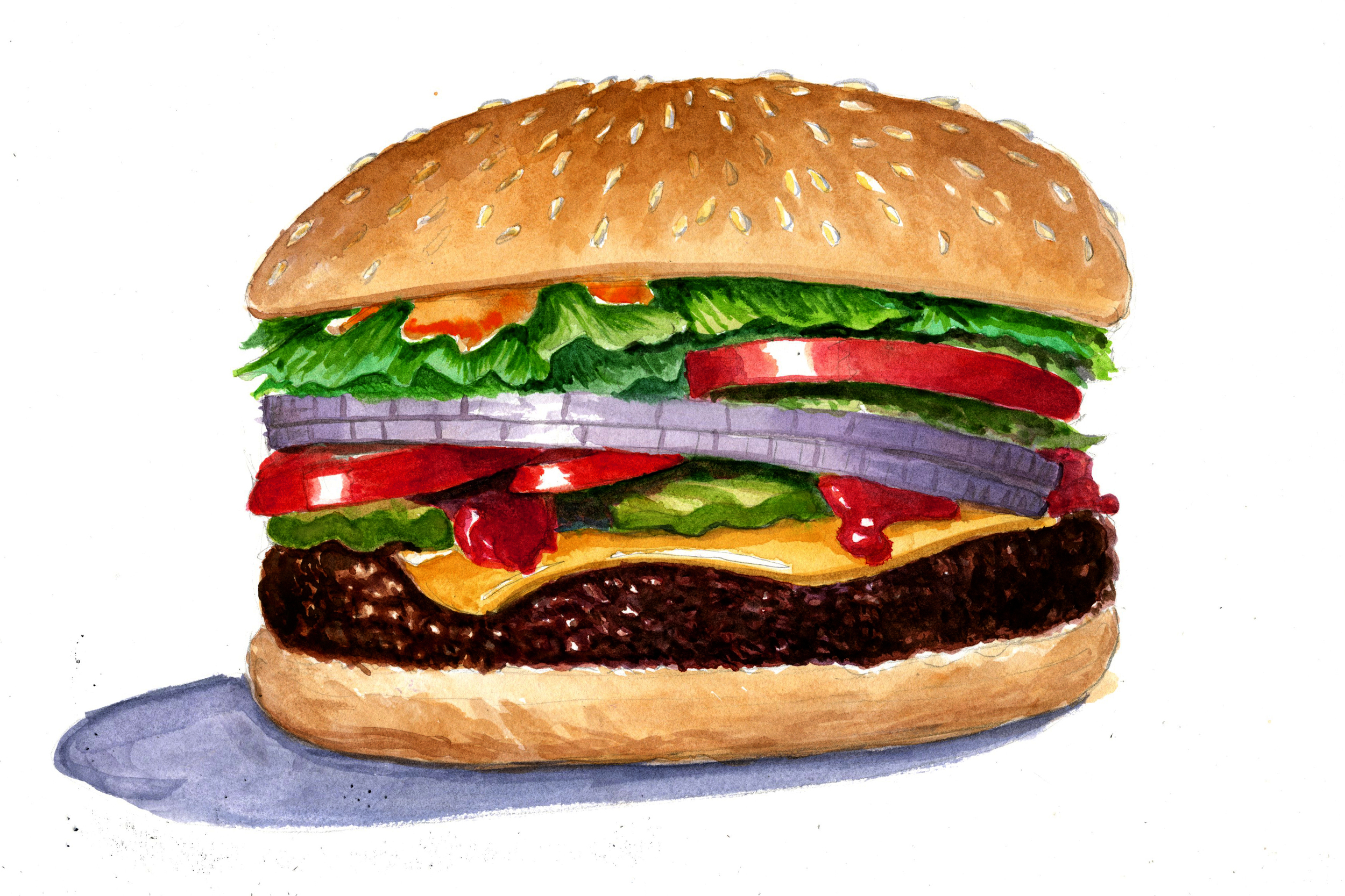 Juicy Hamburger