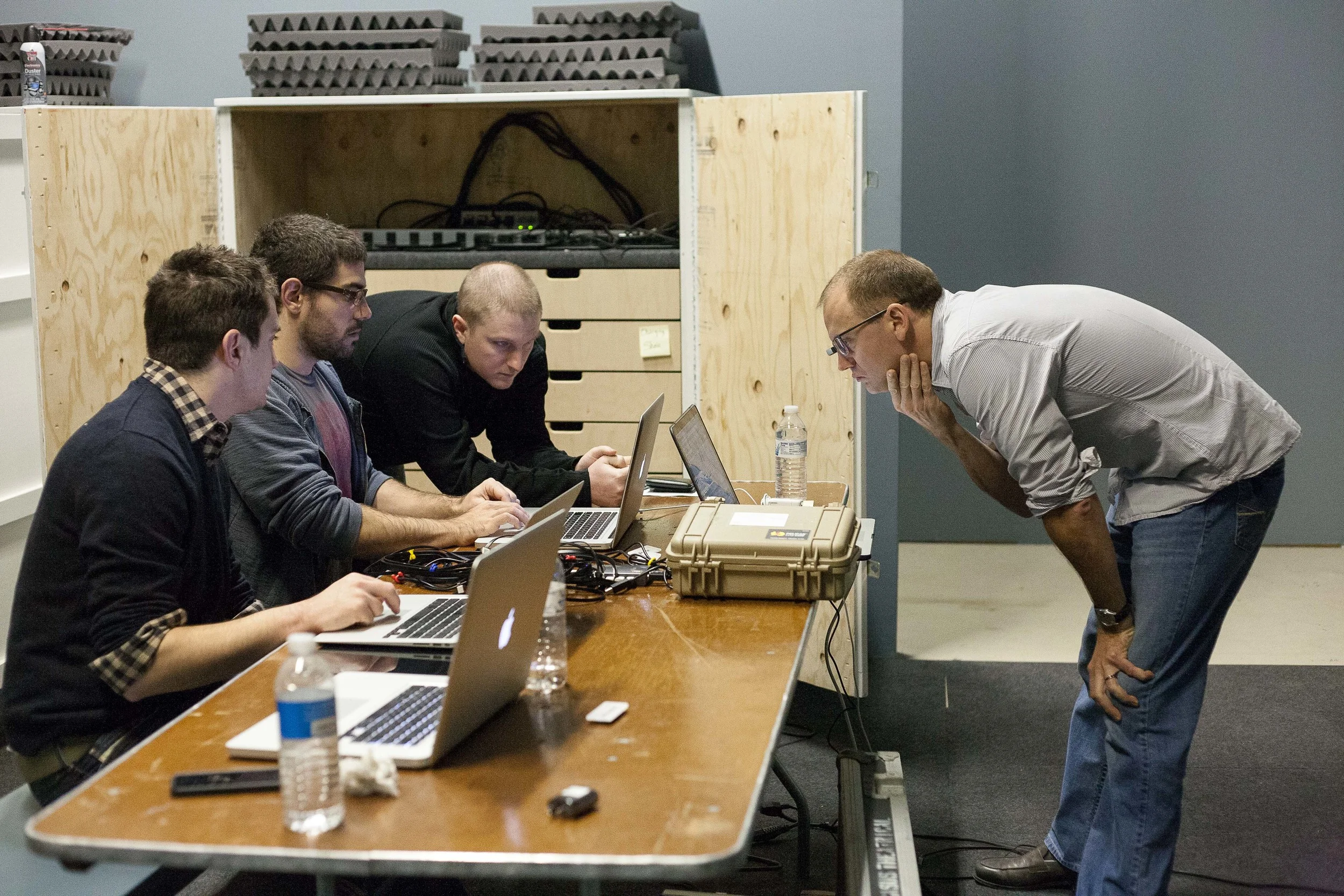 In November 2013, Glass visited Detroit for a weekend of demoing to hundreds of attendees, hosted at the Museum of Contemporary Art Detroit (MOCAD). Ops team members arrived early and stayed late to make it all come together.