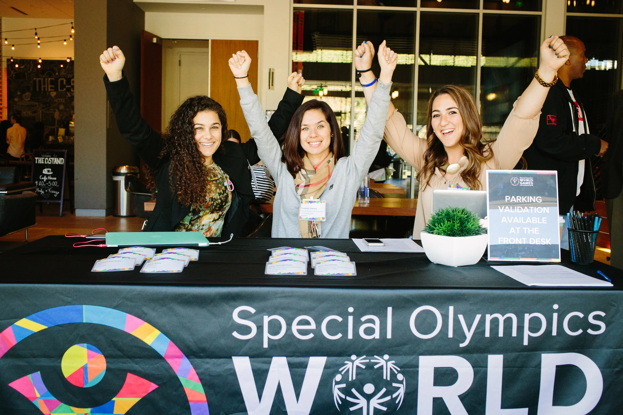 Google is an official sponsor of this year's Special Olympics World Games in LA. In February 2015, SOWG hosted a Social Media Summit for sponsors at Google's YouTube LA space.