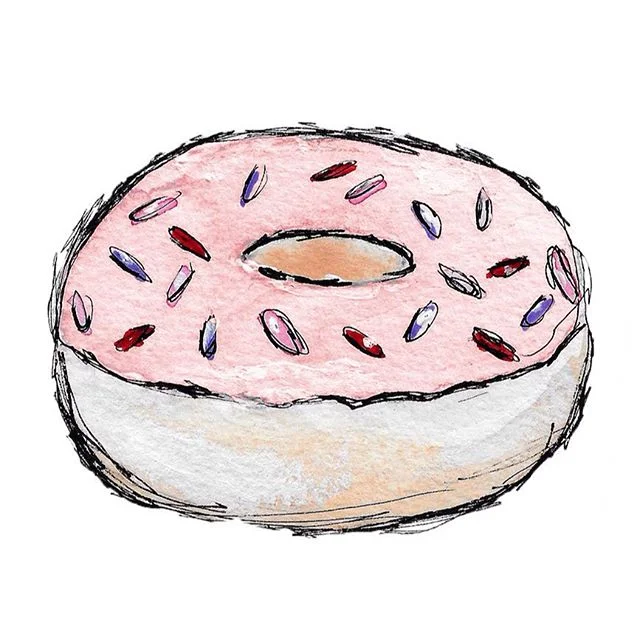 If you're not starting your day with pink frosting then you're not doing it right 🍩