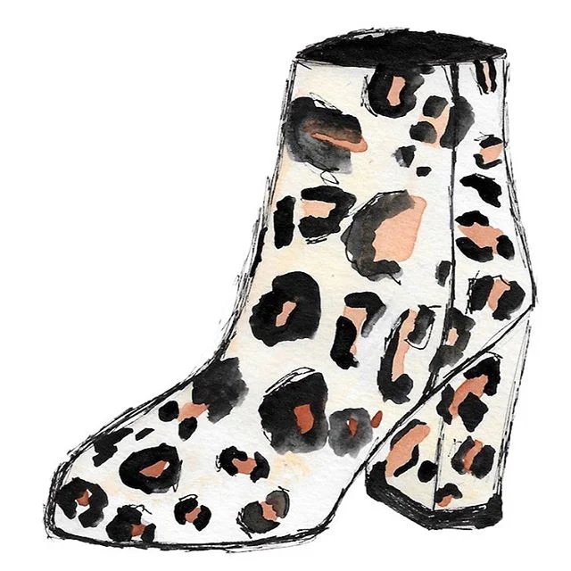 These YSL booties are meant for walking, and that's just what they'll do.