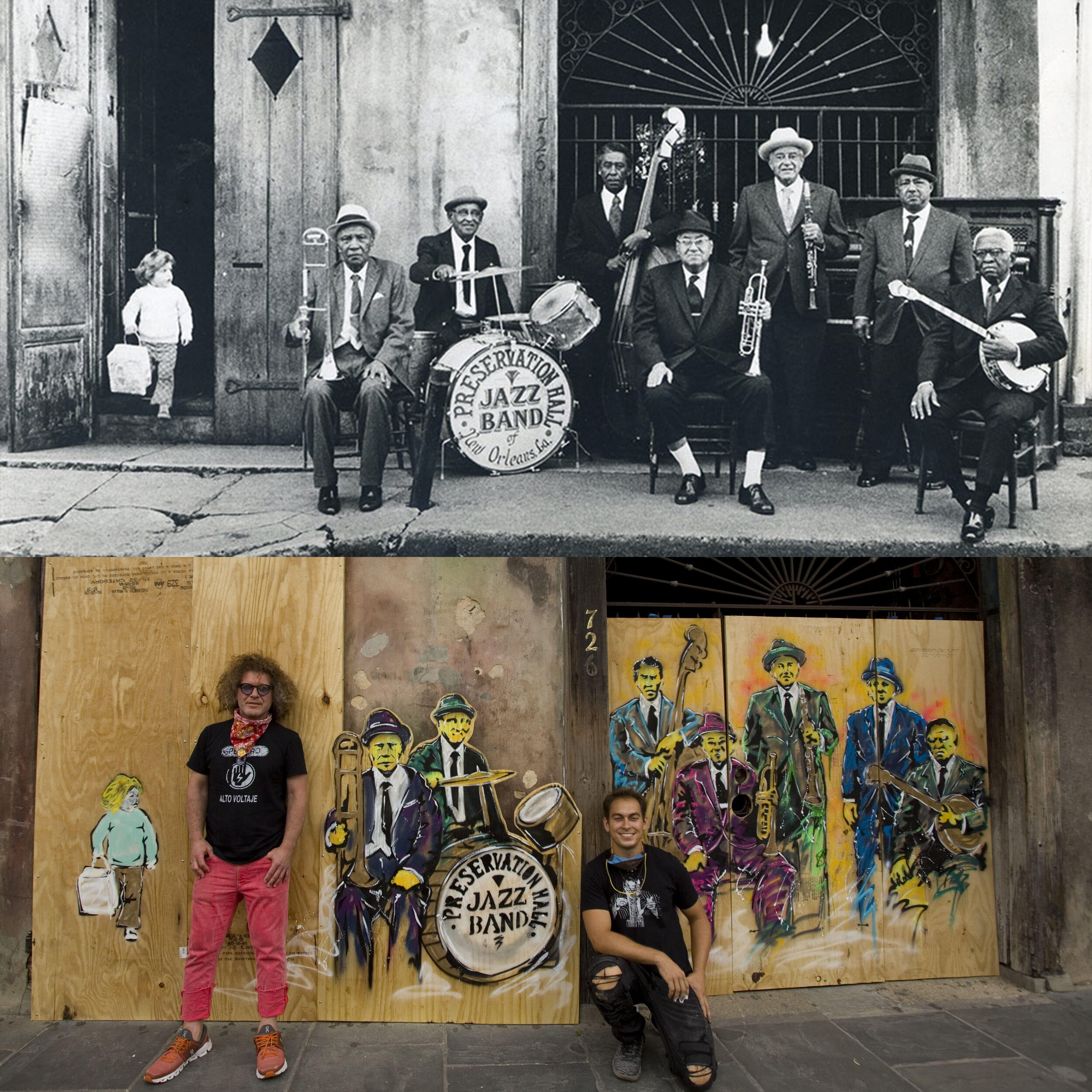 Josh Wingerter Creates Preservation Hall Mural