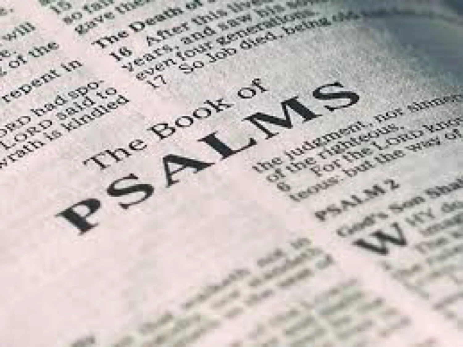 Praying the Psalms