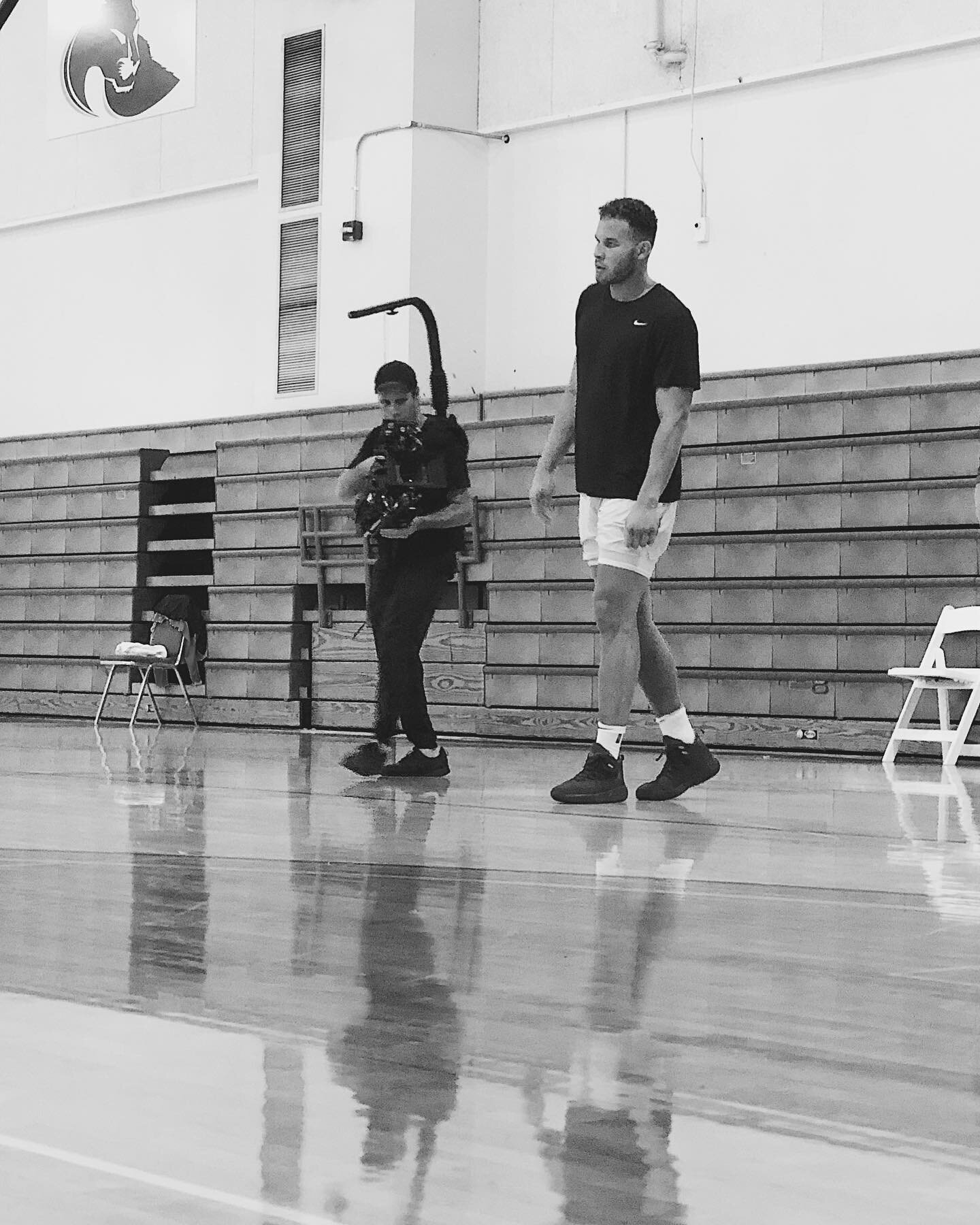 Directing / Shooting Blake Griffin today for a secret project that has been in the making for the last 2 months. On to the next one. @blakegriffin23