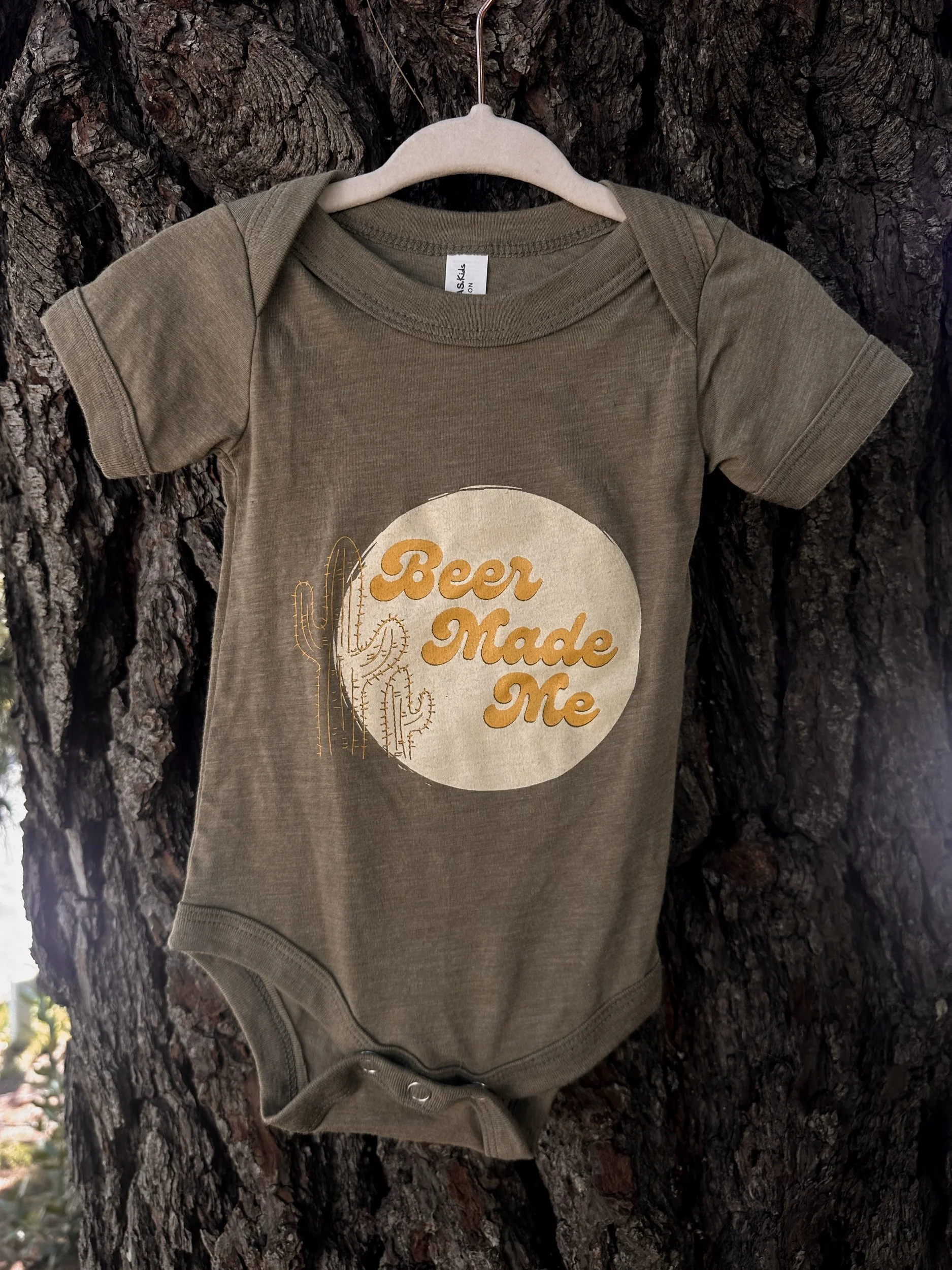 Beer Made Me Country Baby Onesie