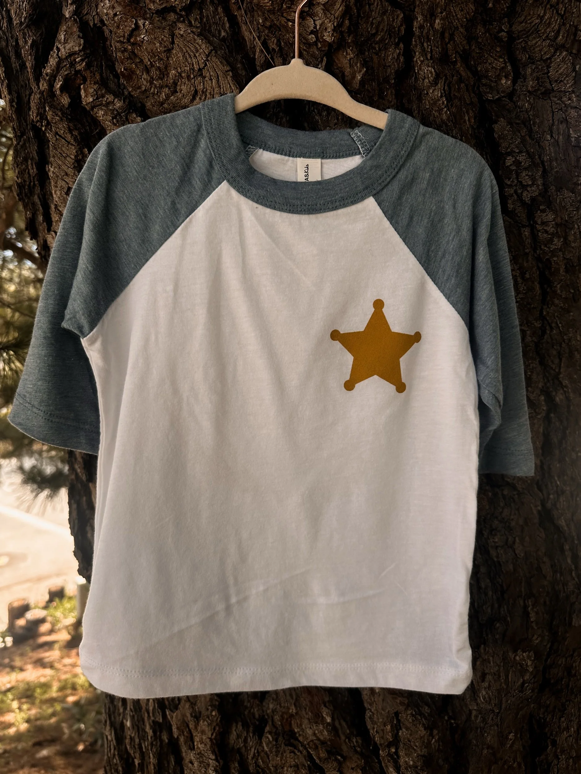 Young Outlaw Kid's Baseball Tee