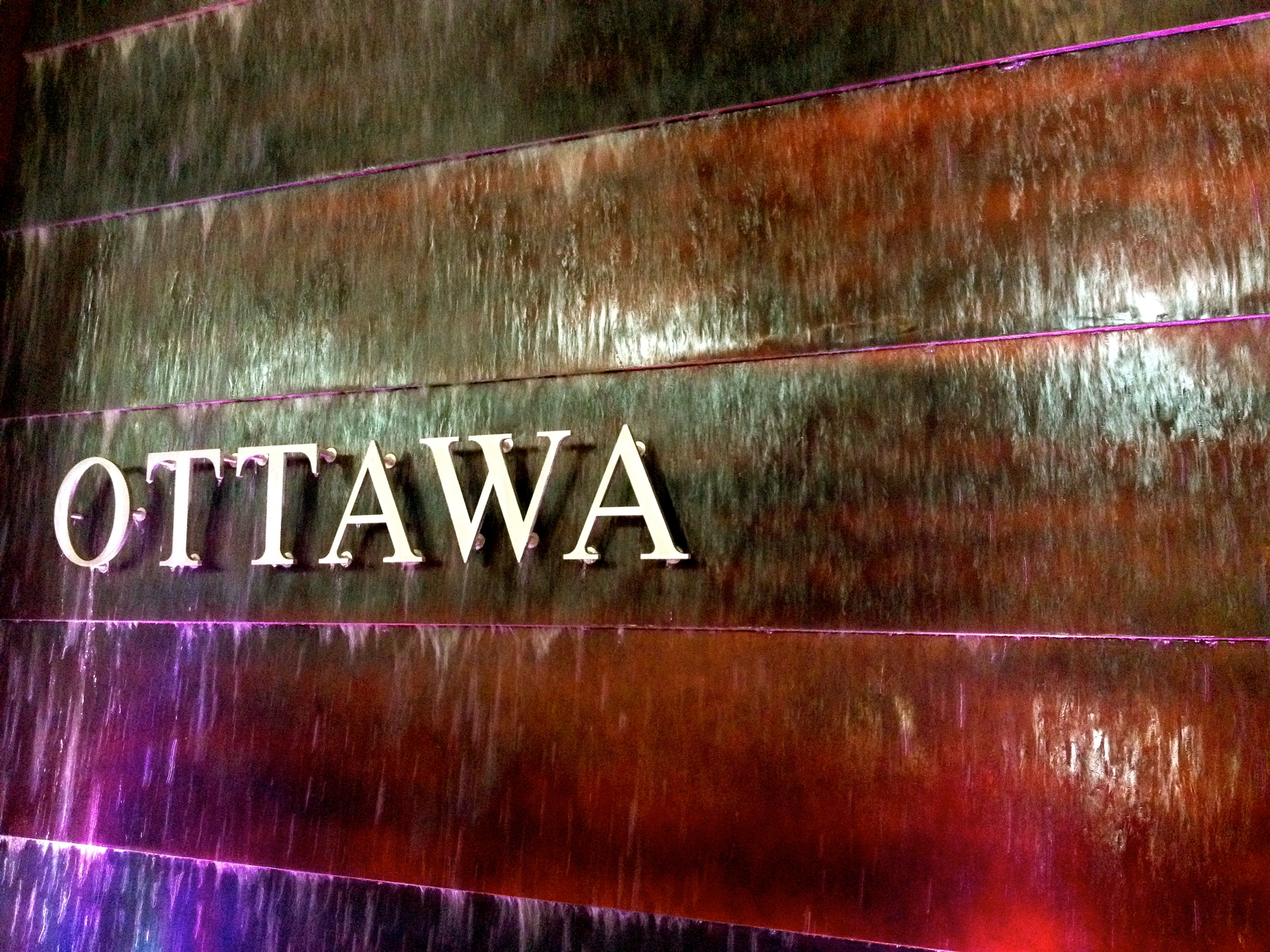 "Waterfall Welcome in Ottawa" Ottawa, ON  