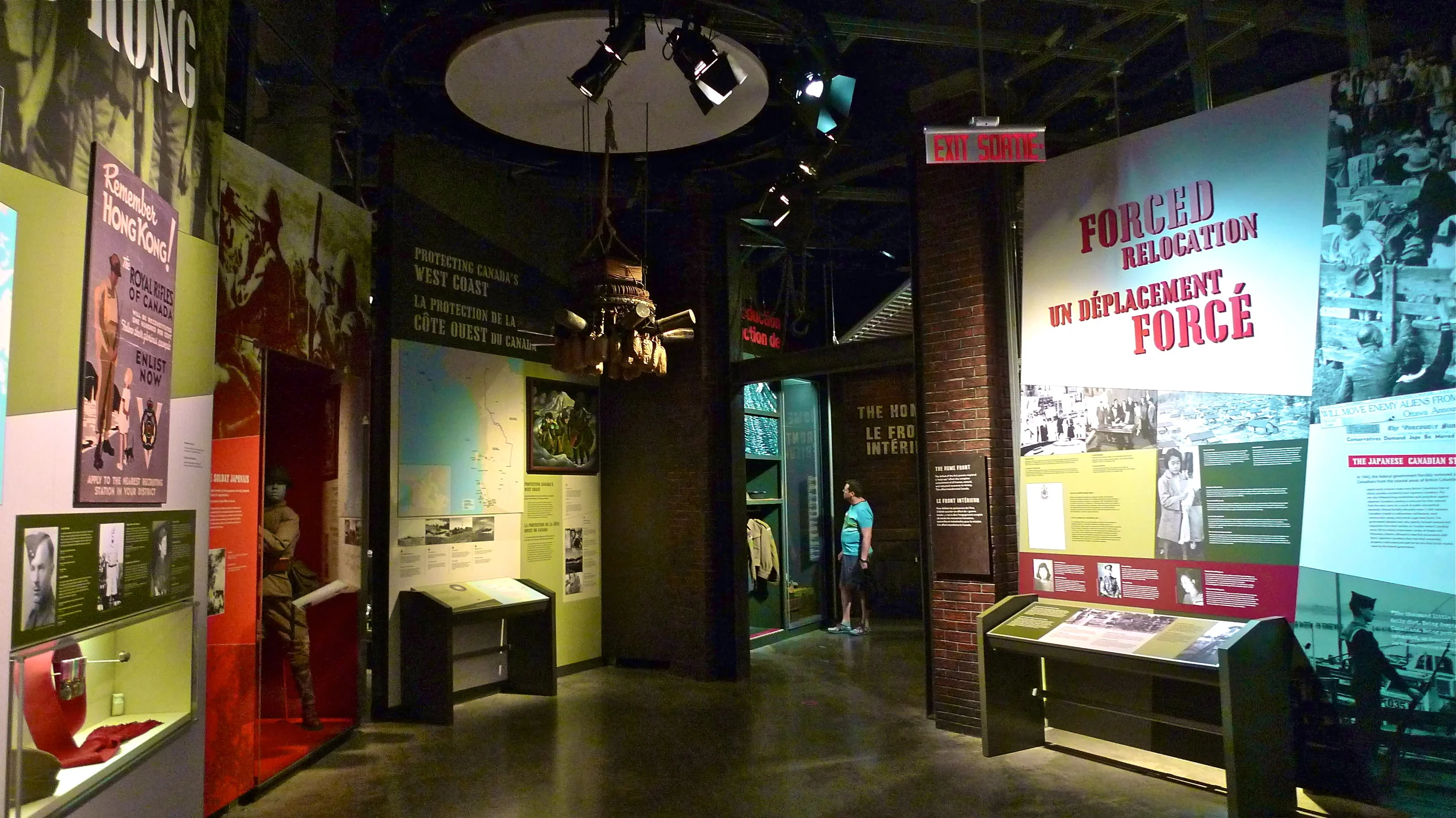 "Location of Reclocation" Canadian War Museum, ON