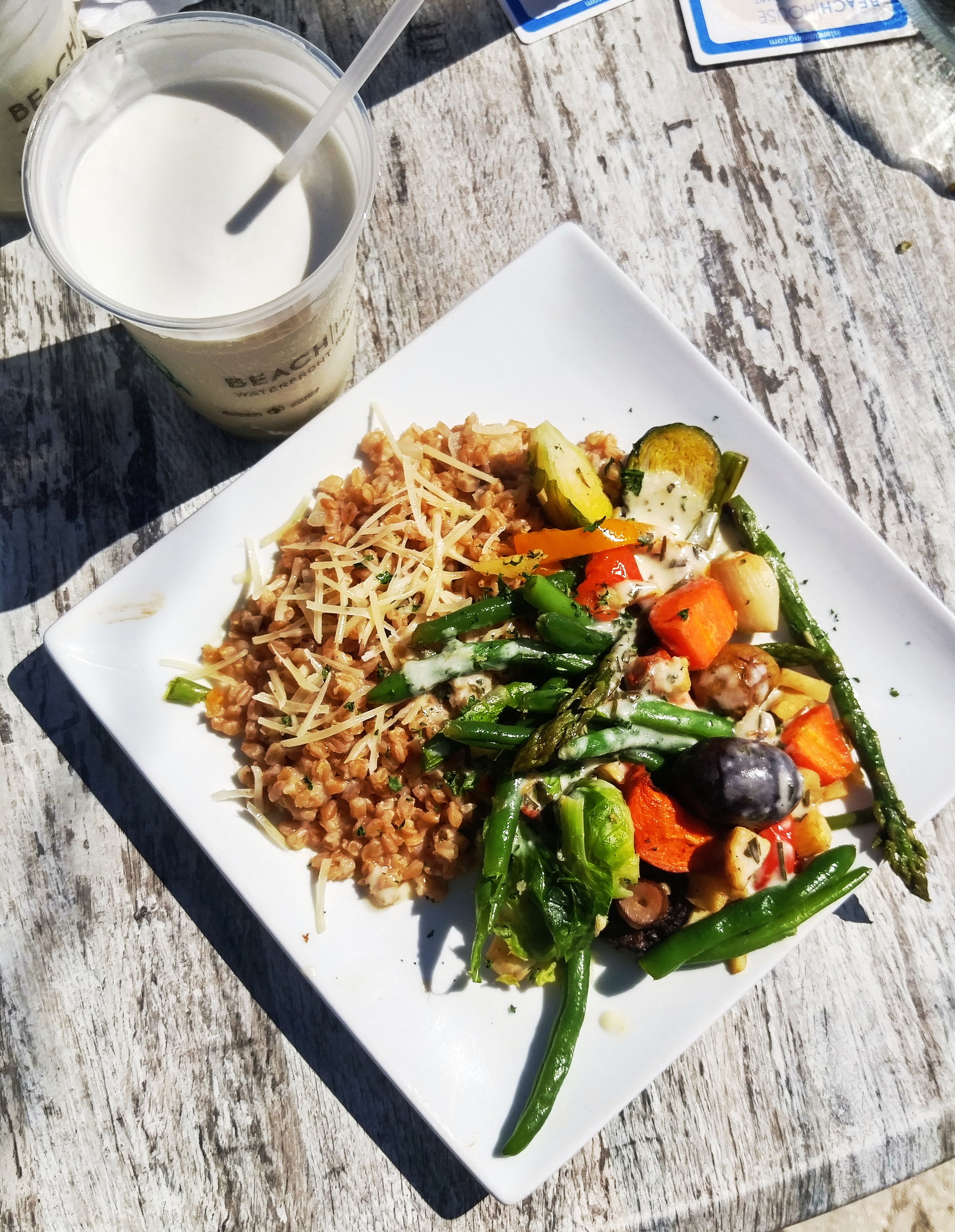 Healthy dish: Roasted veggies & Risotto