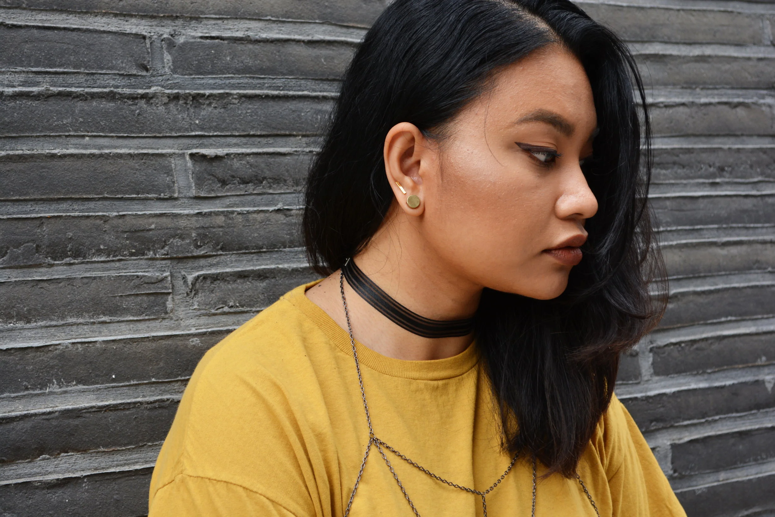 MD.13 Striped Mesh Choker is still available in our store. (link below)