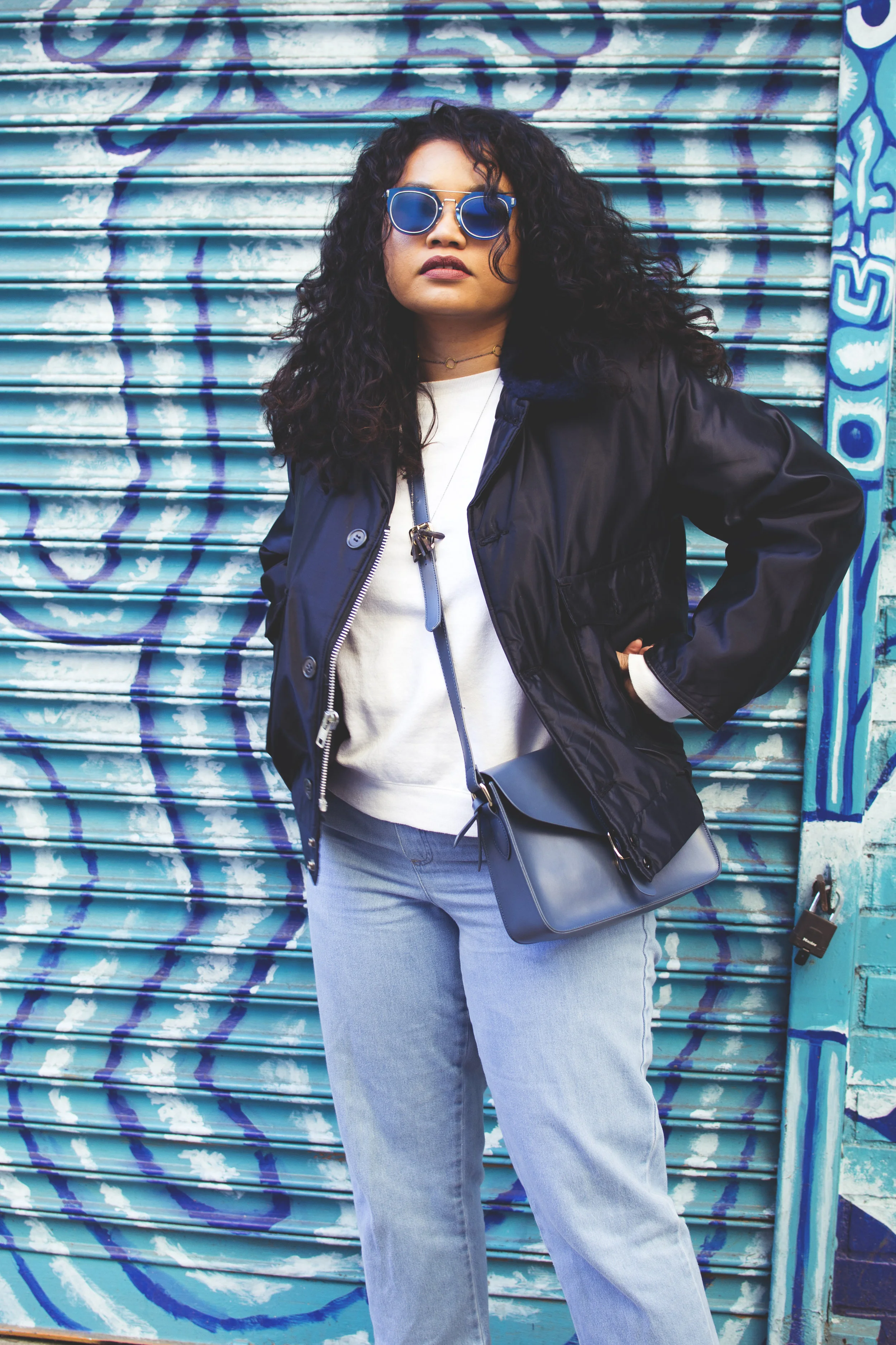 Girl, Blue Shot by Marissa Pina