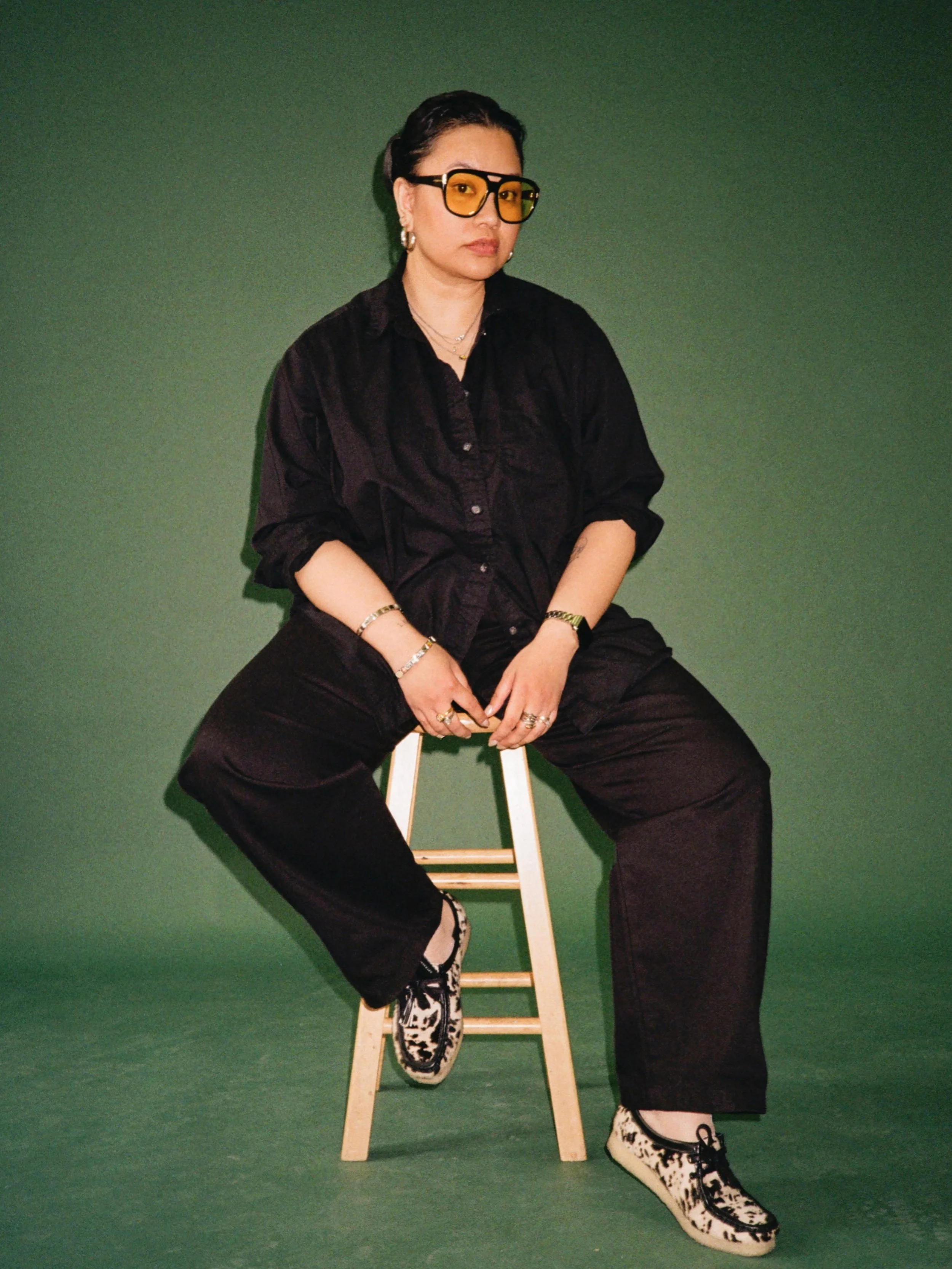 ever finish a shoot but haven&rsquo;t finished the roll? 

I asked @denny623 to take these last frames so I can get the roll developed and he delivered 🟢⚫️

Processed by @nicefilmclub 

#35mmfilm #filmisnotdead #portraits