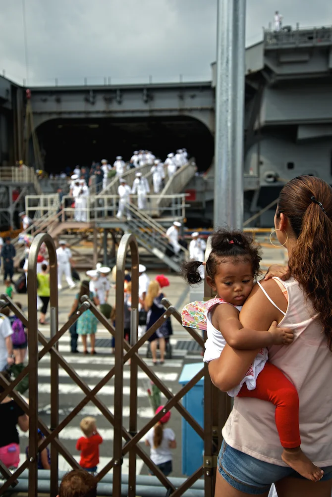 USS George Washinton Return, Yokosuka, Japan | NaomiVanDoren.com