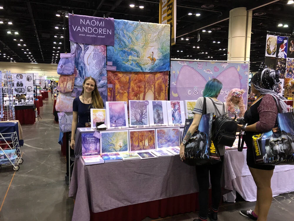 Artist Alley or Exhibitor Booth Which one is right for you? — Naomi