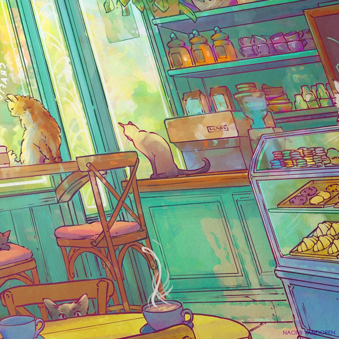 Cat Cafe Naomi VanDoren Detail Print 2 web1080.jpg