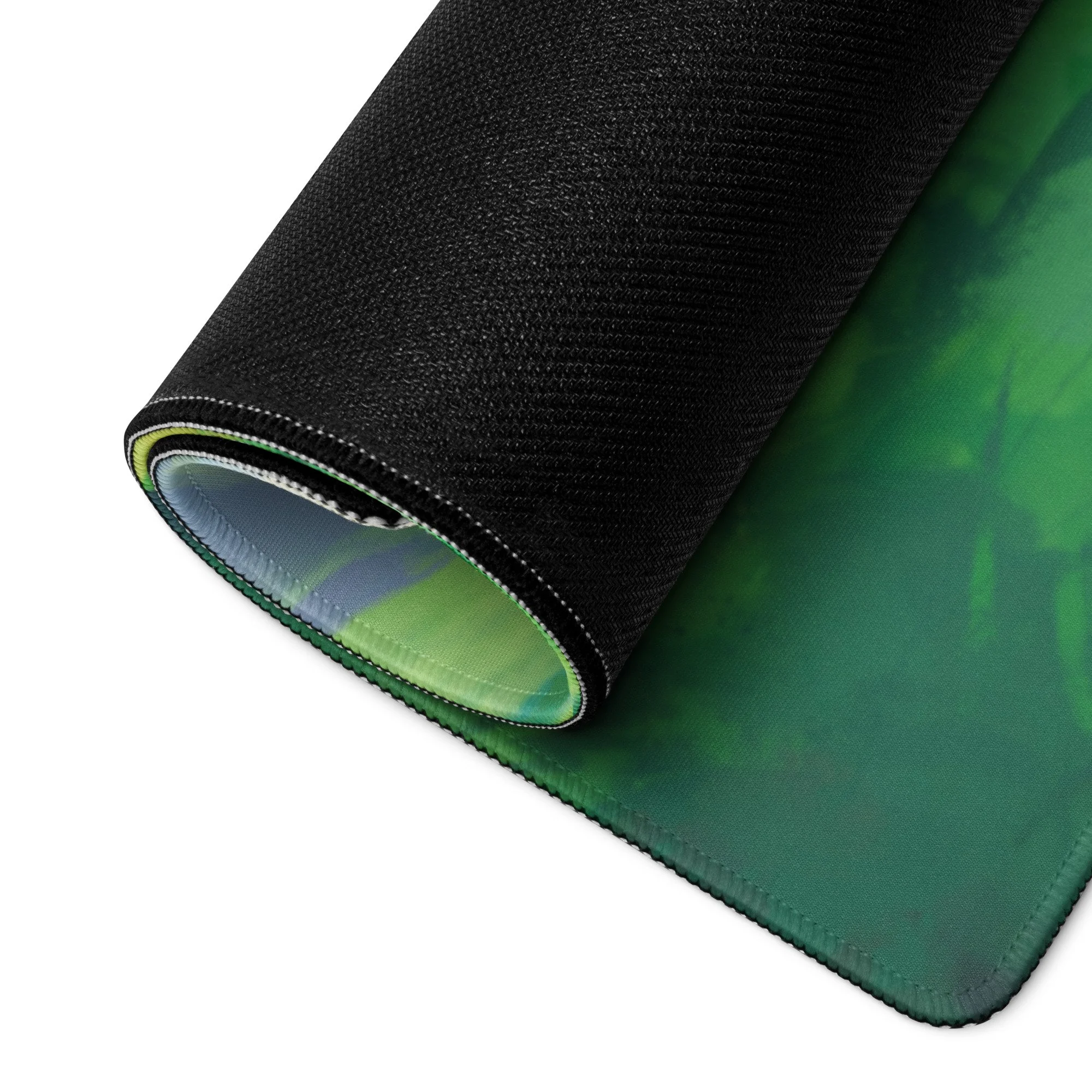 Green Meadows Hobbit Naomi VanDoren gaming-mouse-pad-36x18-detail.jpg