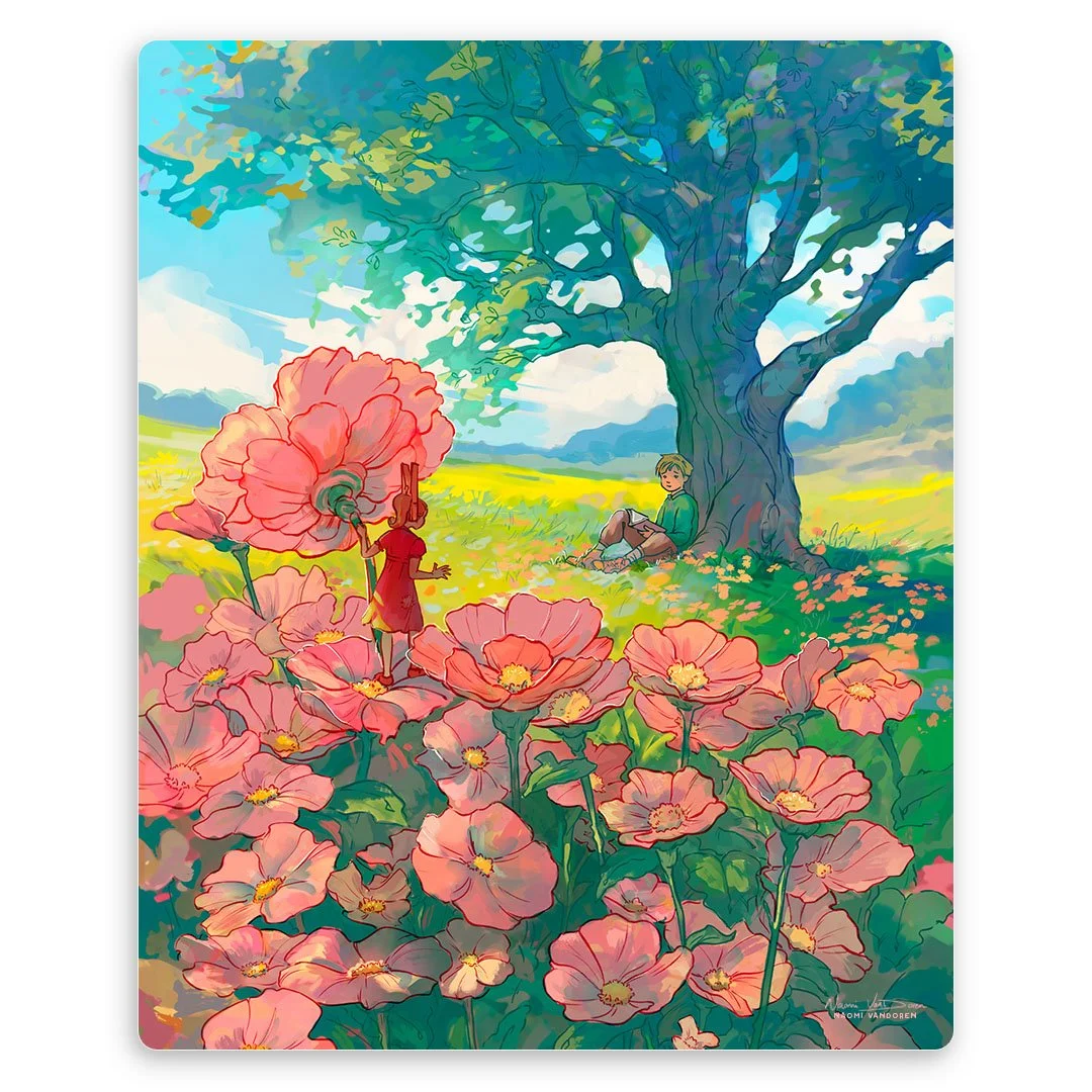 Arrietty Ghibli Naomi VanDoren Metal Print Web1080 square.jpg