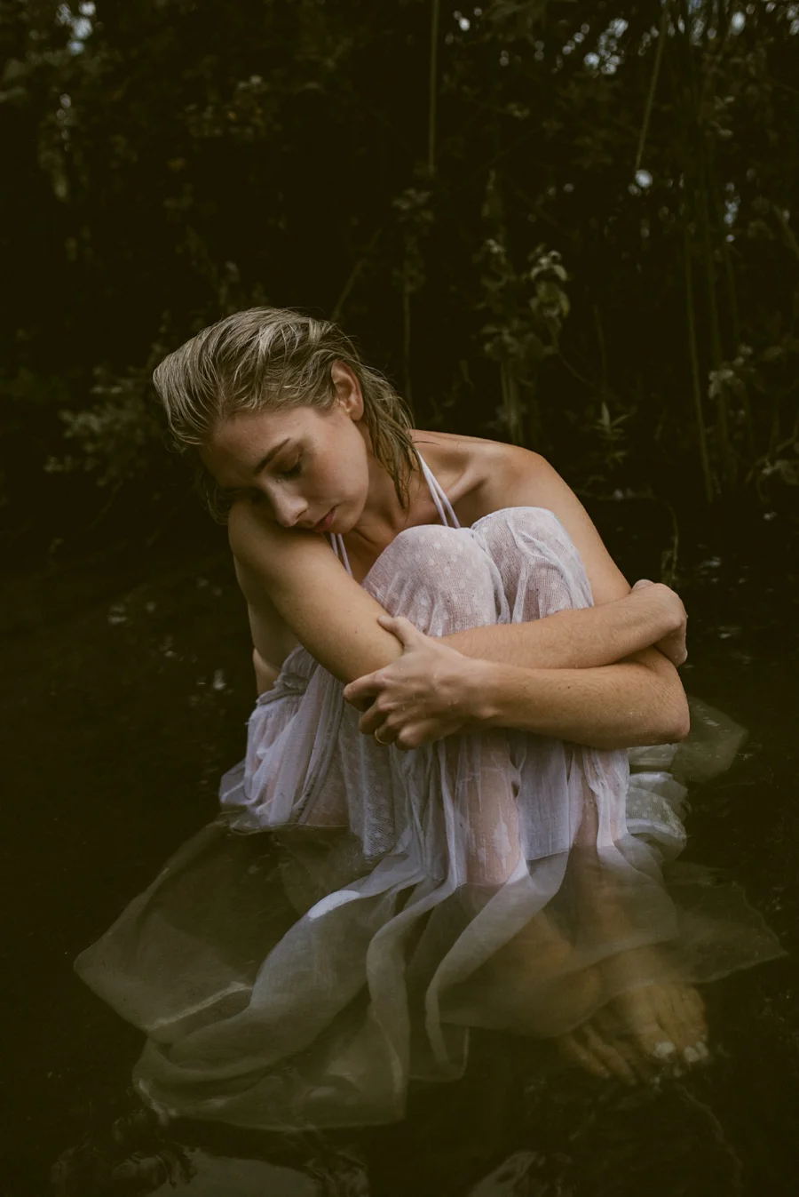 portraits done in water