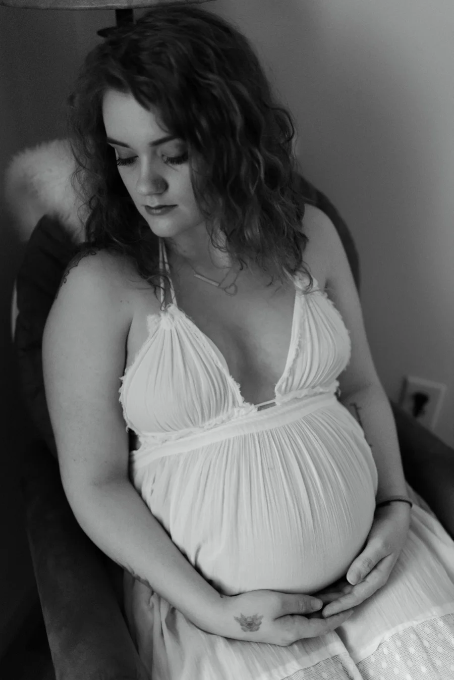 mother in nursery
