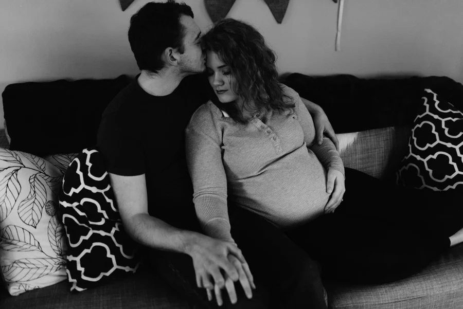 emotional maternity session