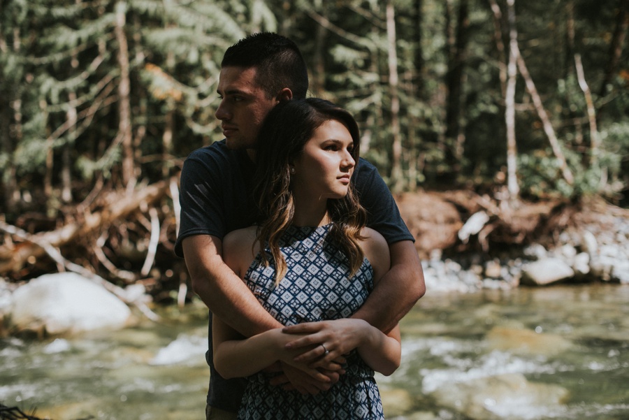 couple in interesting light