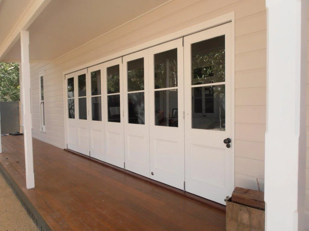 Large Timber Bifold Doors. Brookfield, Brisbane