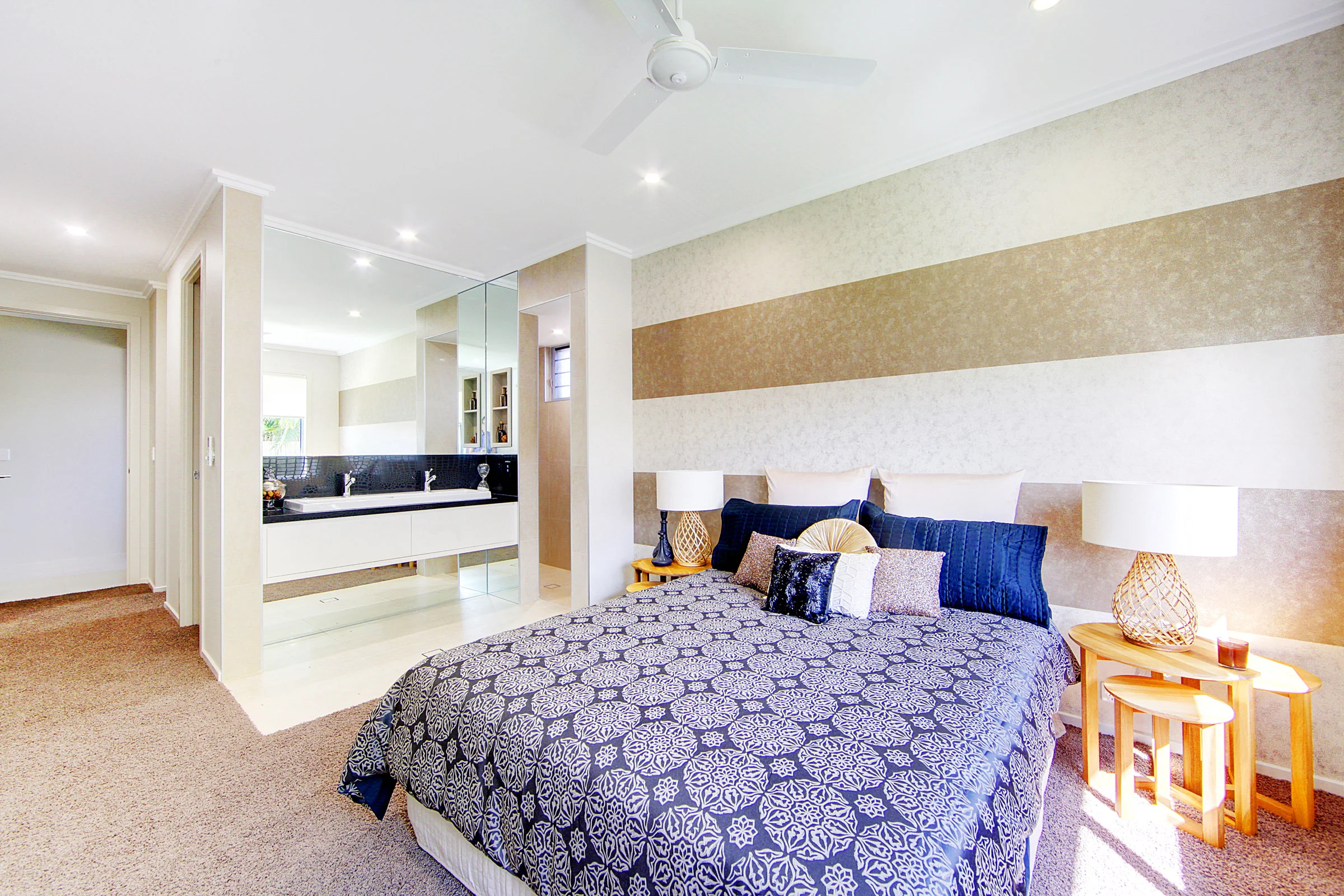 Master Bedroom With Open Ensuite & Walk In Robe. Display Home, Townsville QLD