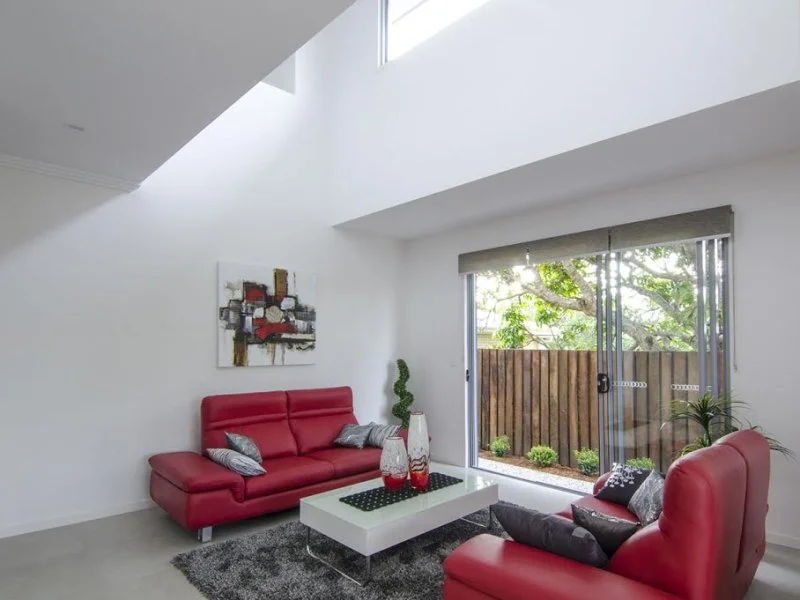 Living Room With 5 Meter High Ceilings. Sunshine Coast, Queensland