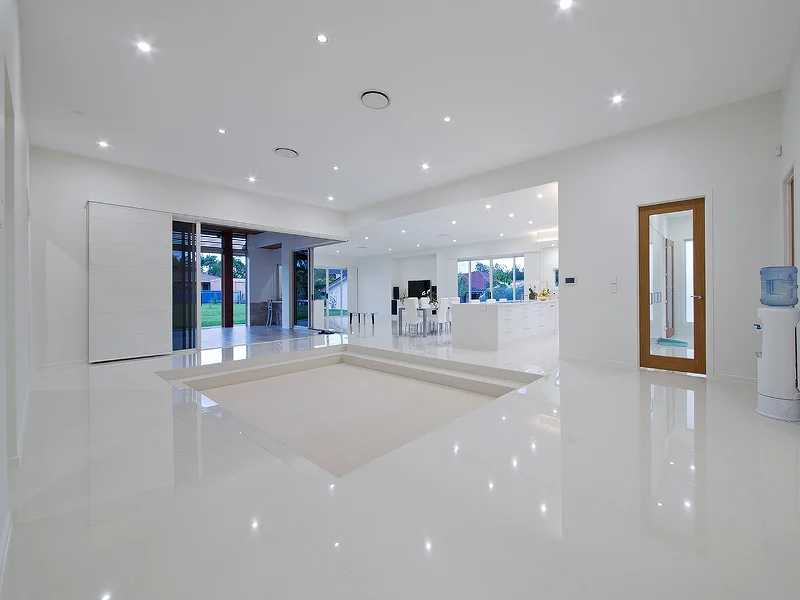 Open plan living. House design by Empire Design & Drafting