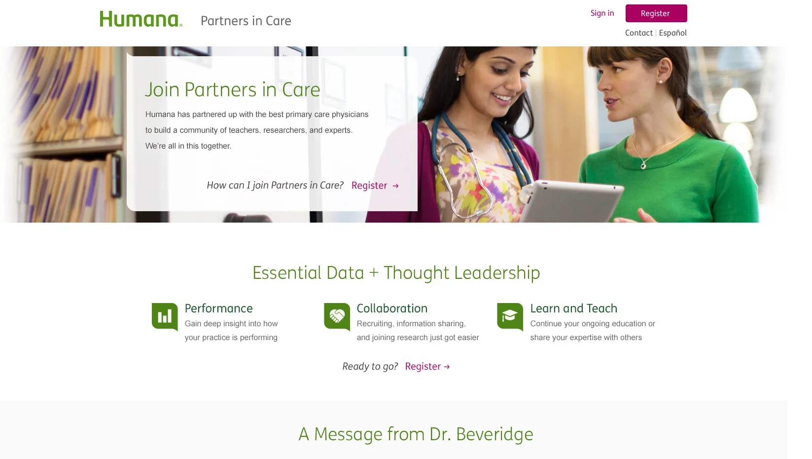 Humana Partners in Care Design Concept