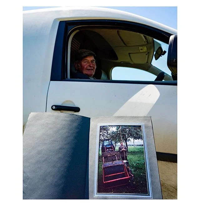 24 years later. Gerald in the orchards in 1994 and him today at High Bridge farm. We still have the Ford tractor. In use daily on the farm! #somerset #farmlife #fordtractor