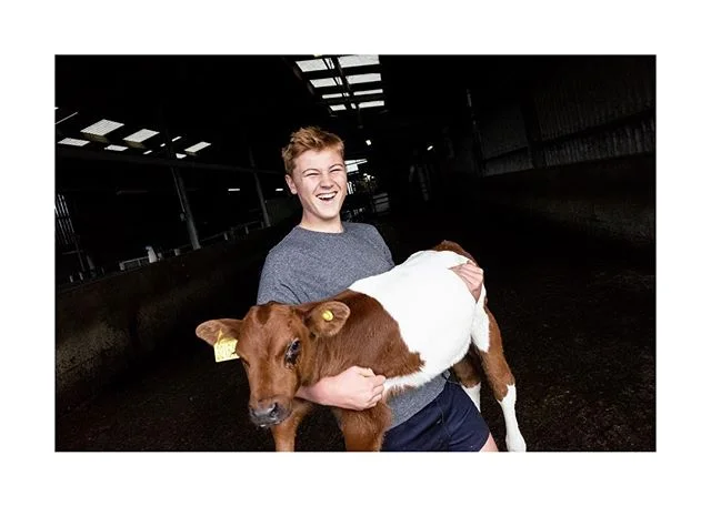 May I introduce myself? I&rsquo;m Ollie Barber. #Legend #matchinghair #ginger #somersetsheeted #cheddarcheese #somerset #1833 #farmlife