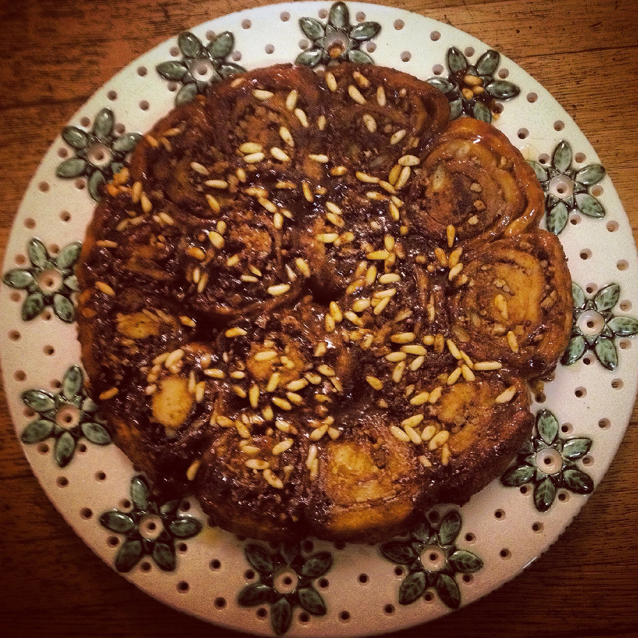 Traditional American cinnamon buns
