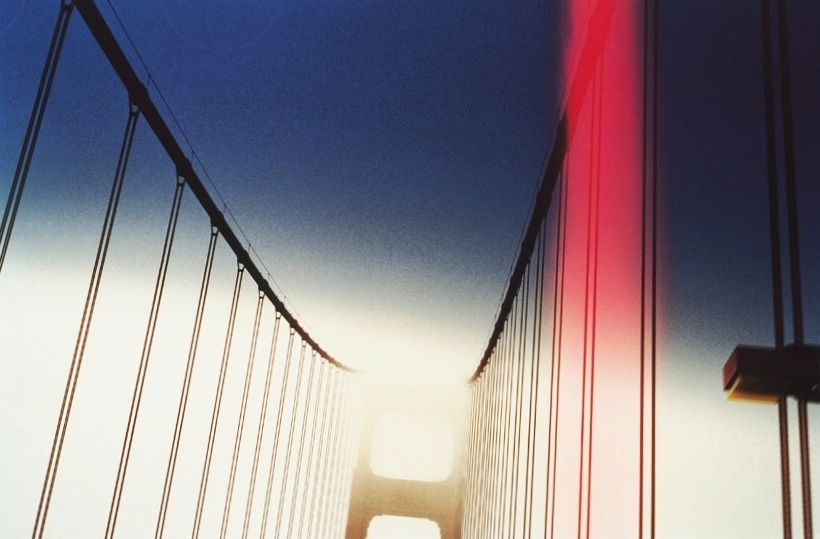 RED SAN FRANCISCO BRIDGE