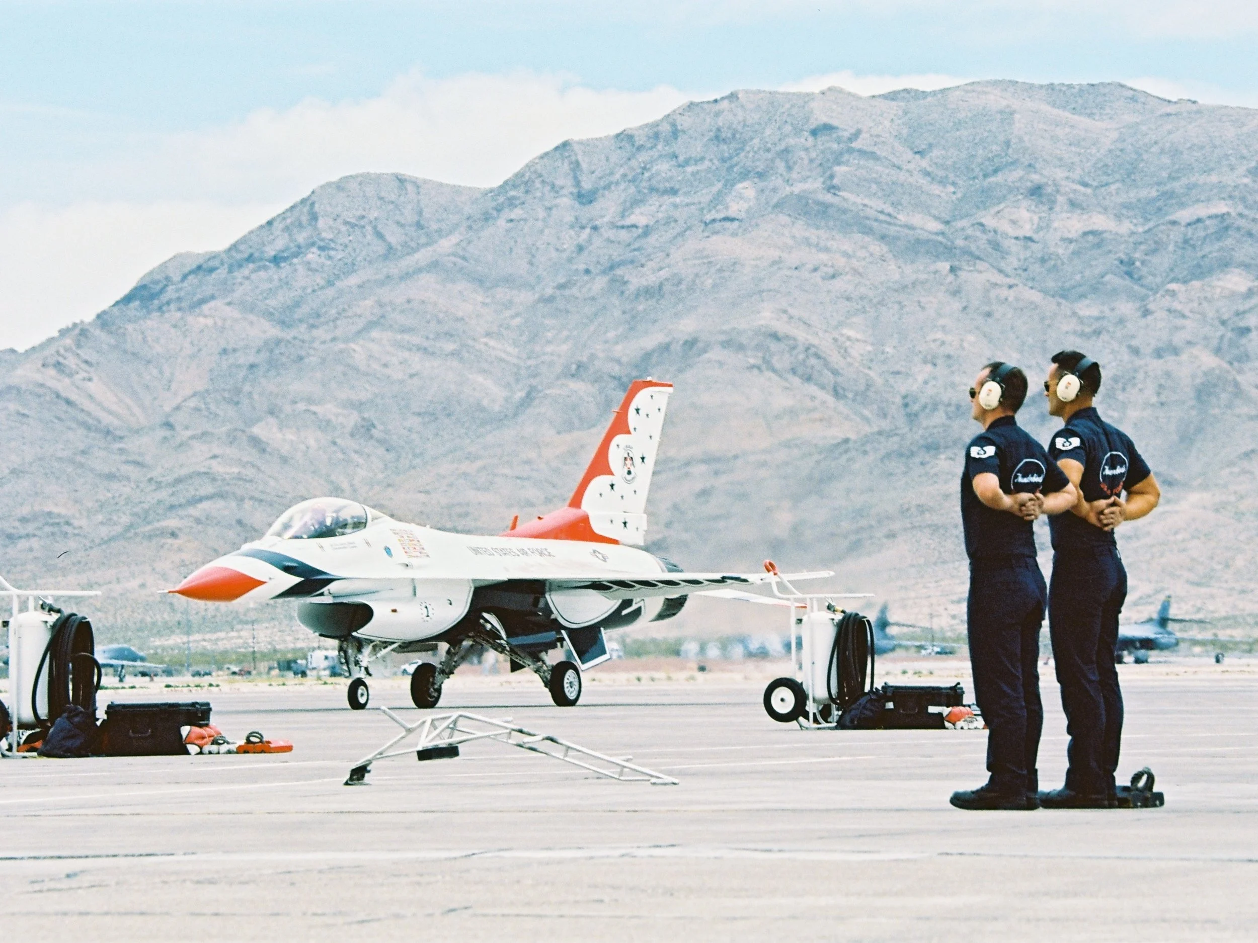 Nellis Air Force Base . Nevada Desert